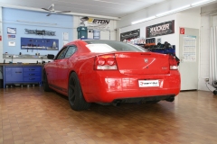 Dodge Charger Rückfahrkamera & Fronkamera   Alpine INE-F904D & Fußraumbeleuchtung